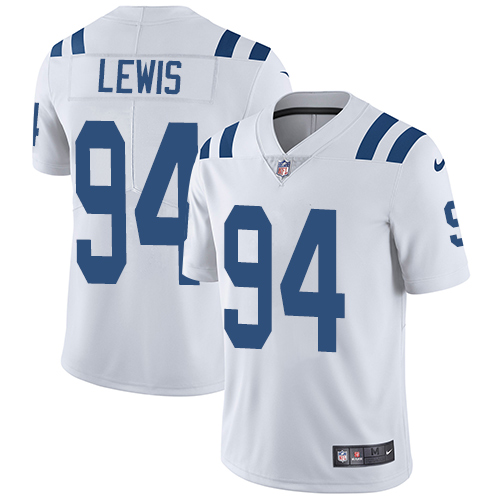 Indianapolis Colts #94 Limited Tyquan Lewis White Nike NFL Road Men Vapor Untouchable jerseys->youth nfl jersey->Youth Jersey